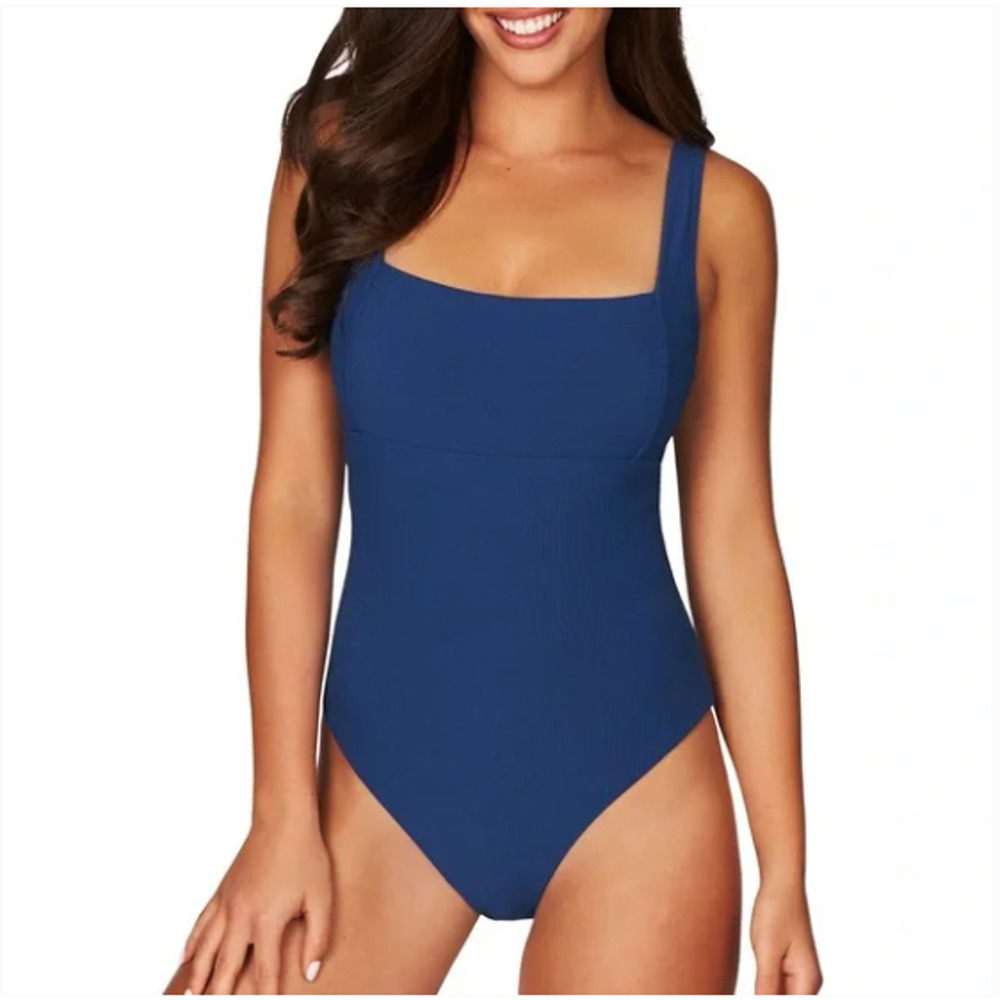 Classic Blue One-Piece Swimsuit